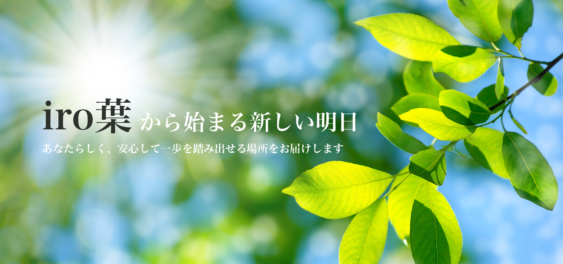 安心して一歩を踏み出せる場所をお届け|就労継続支援B型事業所　iro葉