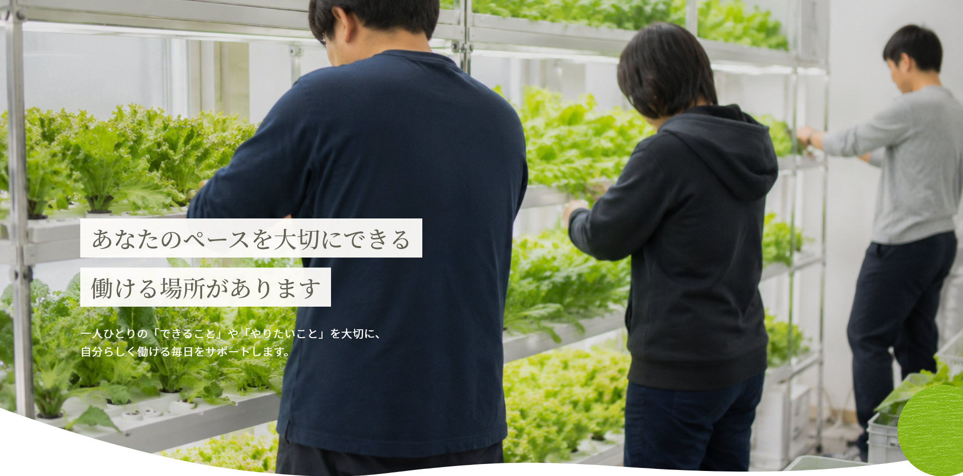 就労継続支援B型で利用者が軽作業に取り組む様子